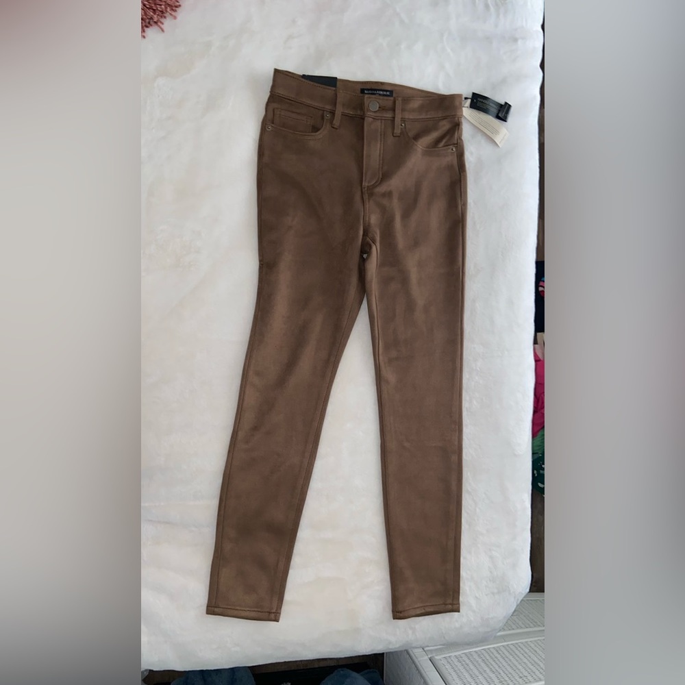 Banana republic New With Tags high rise skinny brown stretchy pant